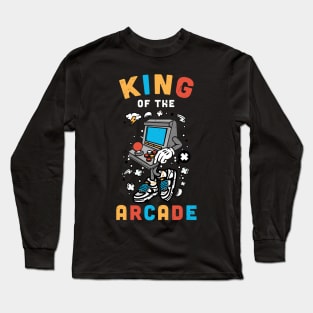King of the Arcade,  Arcade game, Arcade lover Long Sleeve T-Shirt